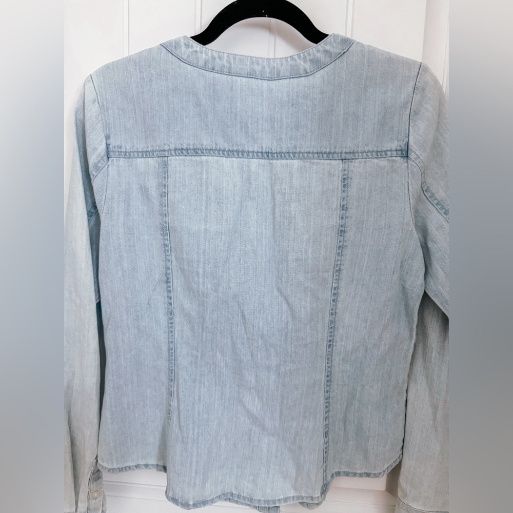 BP Light Denim Button-Down Shirt - Picture 5 of 6